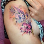 Pastel Flowers on the Ribs