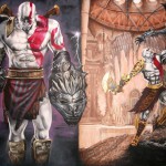 God of War Oil Painting
